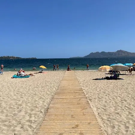 Cosy With Pool Ideal For Family & Sports Near In Port De شقة