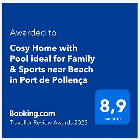 Cosy With Pool Ideal For Family & Sports Near In Port De